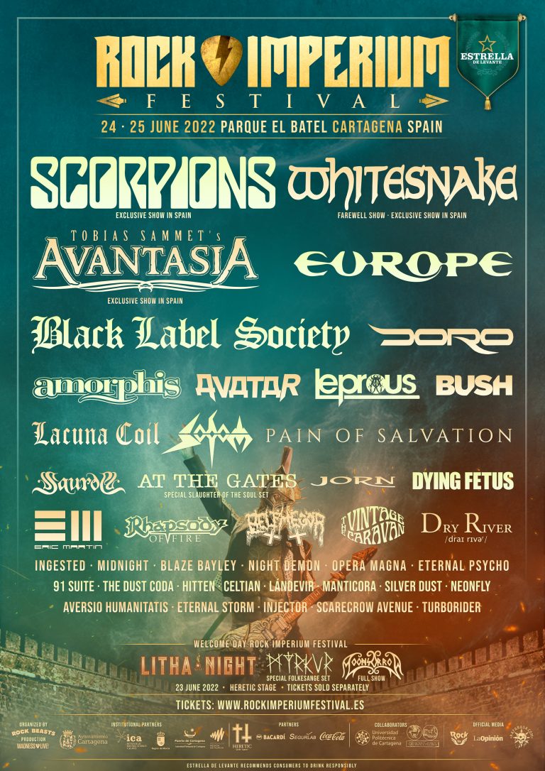 Rock Imperium Festival Poster Rock Imperium Festival